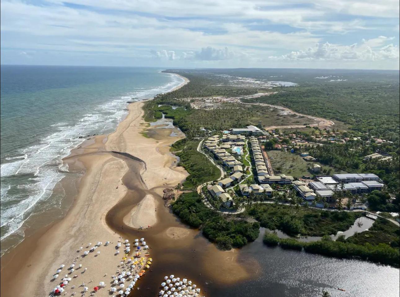 דירות Maravilhoso Garden Imbassai Pe Na Areia Bahia Litoral מראה חיצוני תמונה